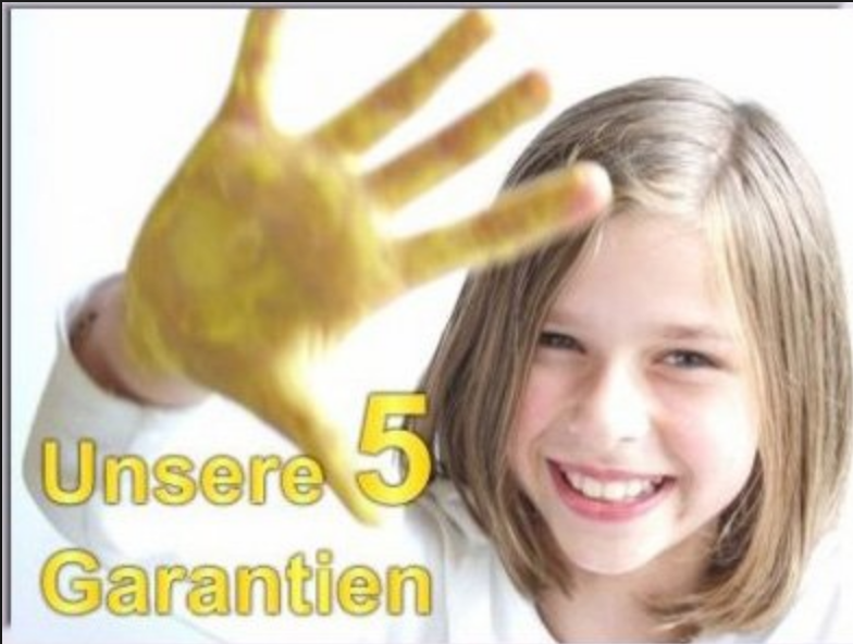 Die fünf Garantien ! Die fünf Garantien !